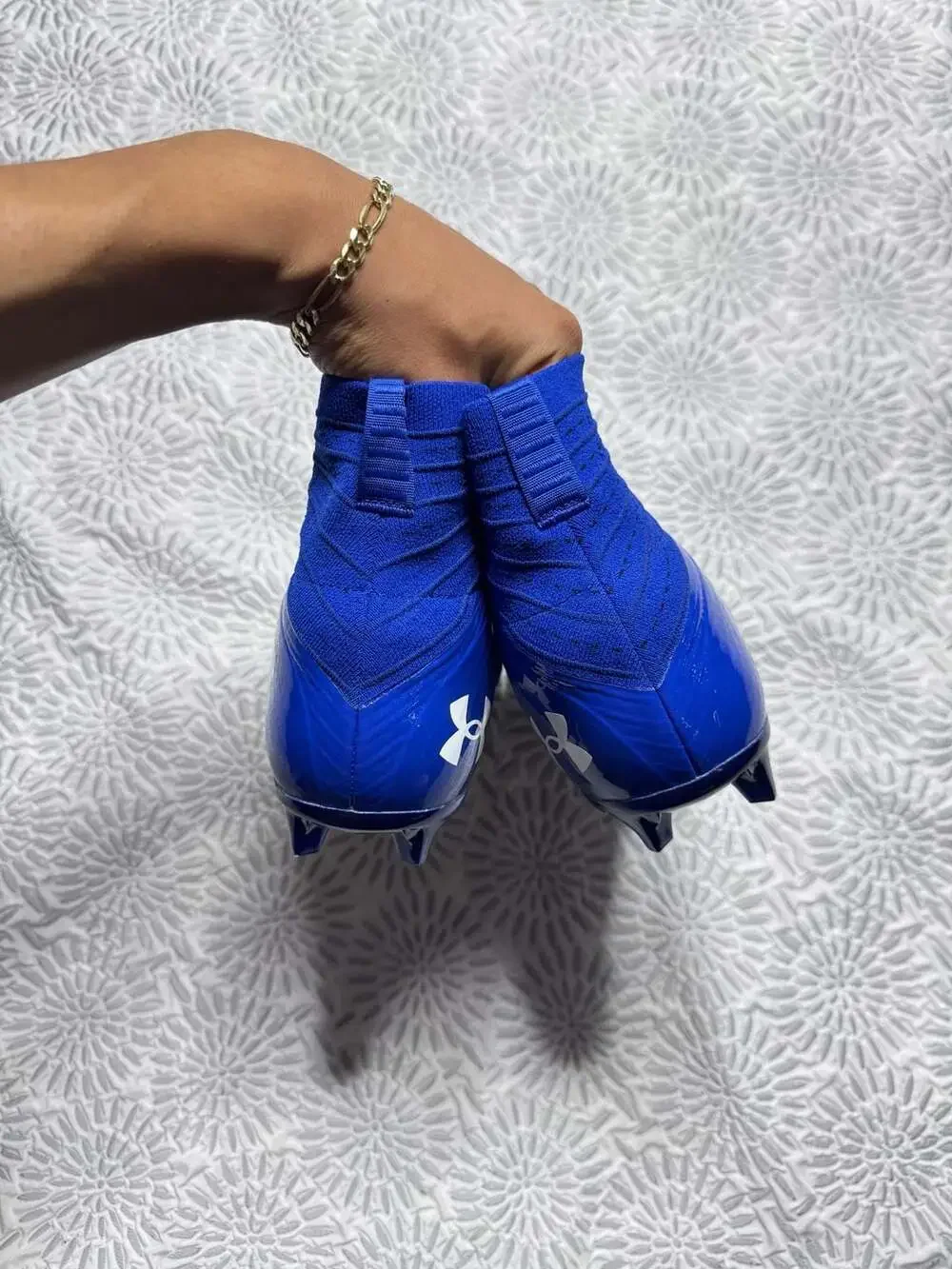 Under Armour UA Highlight 2 MC Intelliknit Football Cleats Royal Blue
